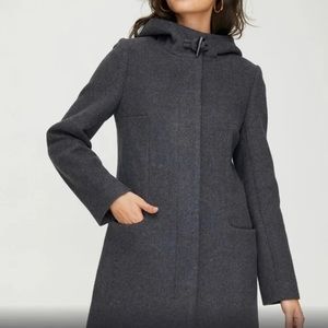 Aritzia Babaton Pearce Wool Coat - dark grey (XXS)